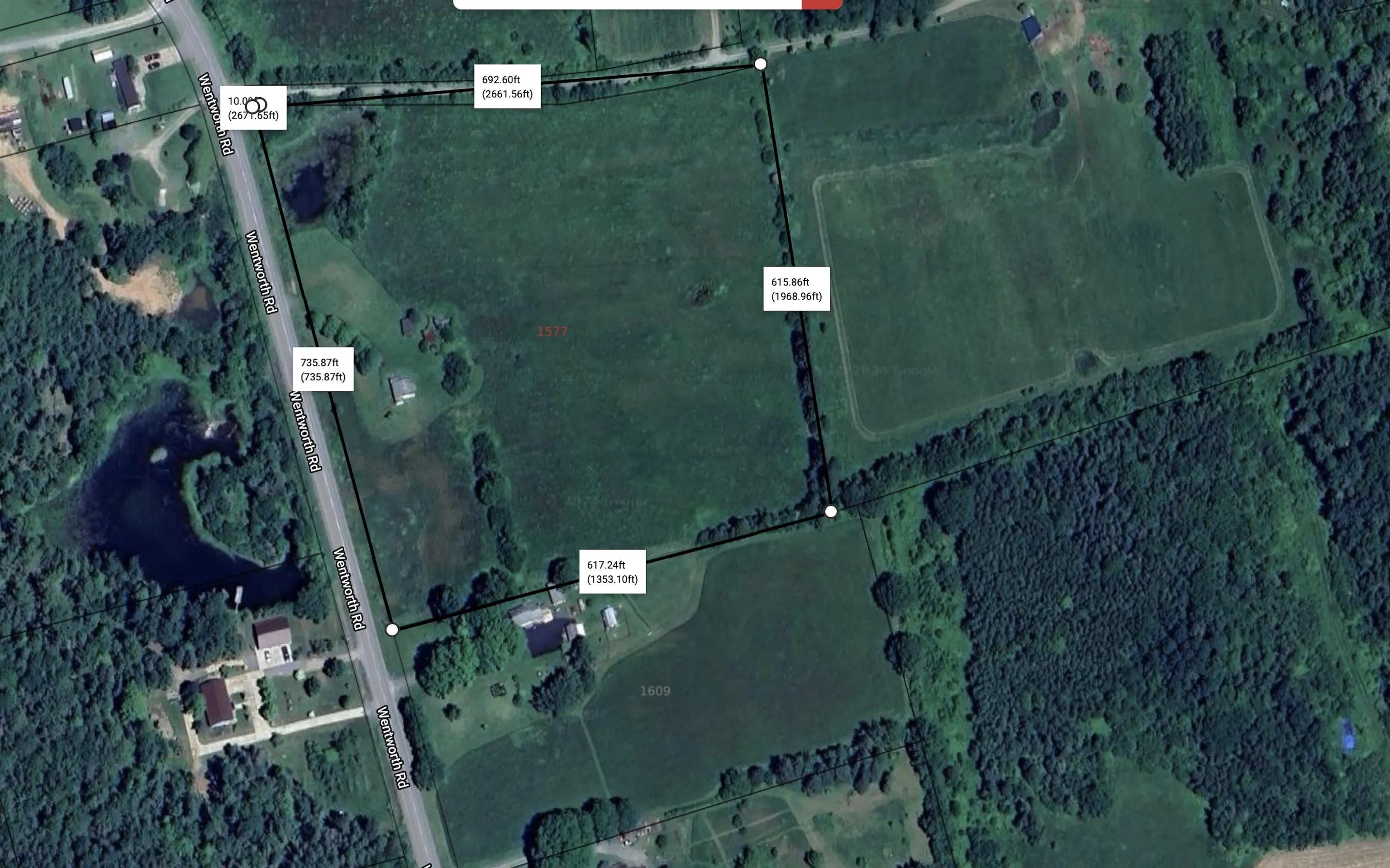 1577 Wentworth Road, Sweets Corner Ns B0n 2t0, ,Land,For Sale,Wentworth Road,202405918