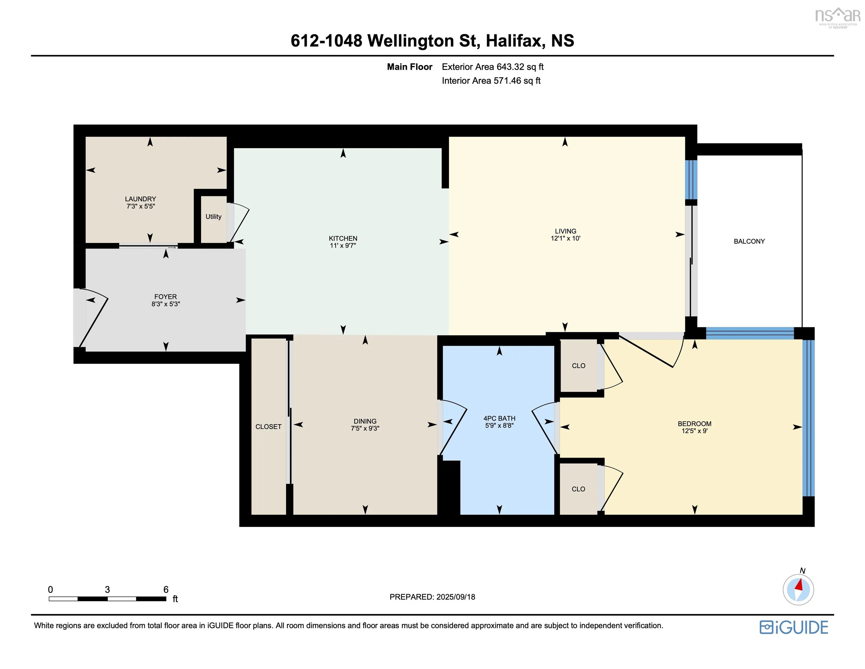 612-1048 Wellington Street, Halifax, NS B3H 0C2, 1 Bedroom Bedrooms, ,1 BathroomBathrooms,Residential,For Sale,Wellington,202523784