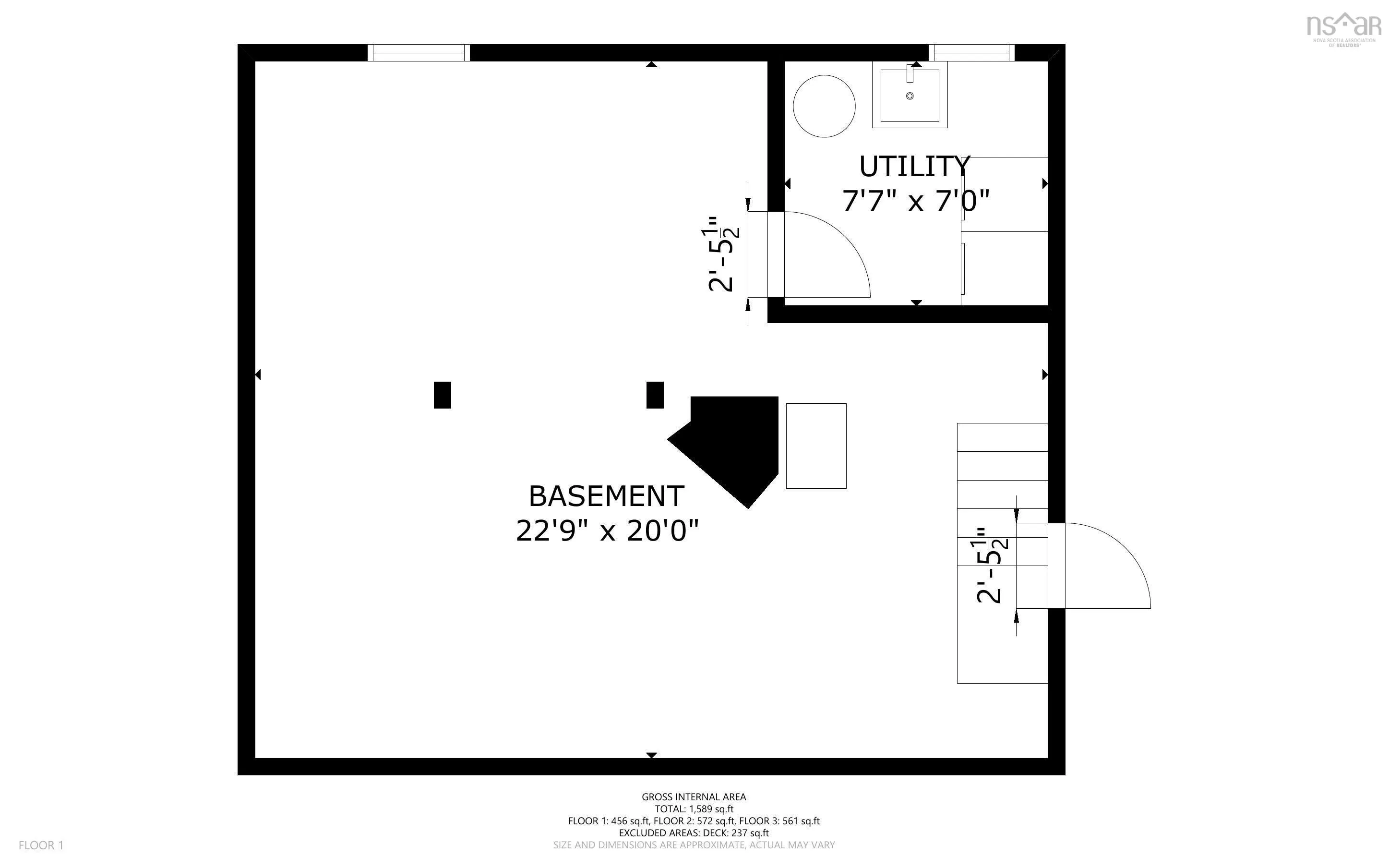 5879 Cabot Street, Halifax, NS B3K 2K2, 3 Bedrooms Bedrooms, ,1 BathroomBathrooms,Residential,For Sale,Cabot,202525462