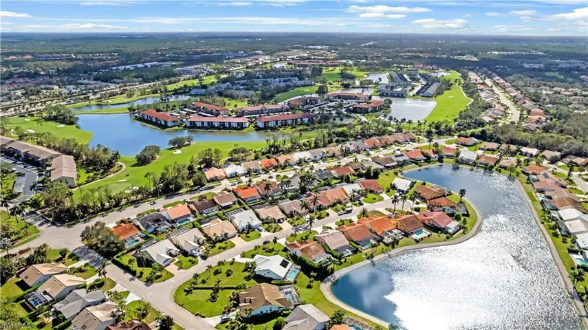 Drone / aerial view of community.