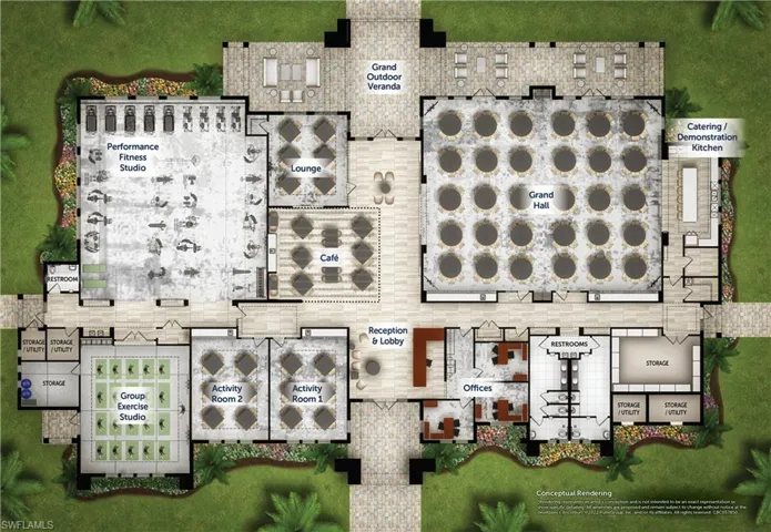 Amenity Floor plan / room layout - opening soon