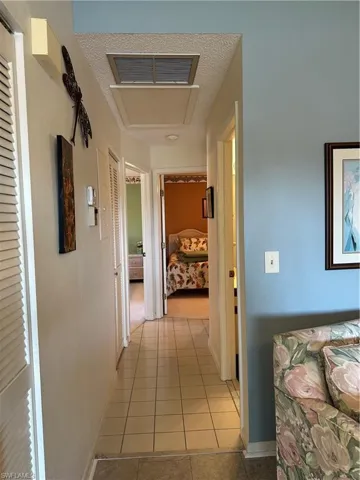Halloway to bedrooms and bathroom.