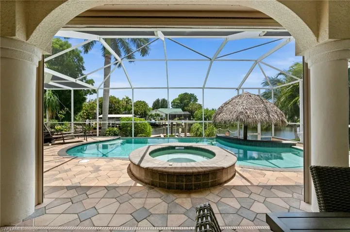 Beautiful lanai and pool area