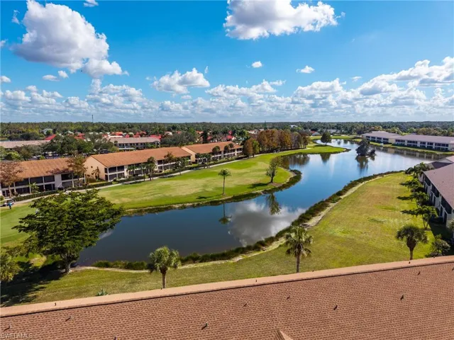 Bird's eye view of a large body of water