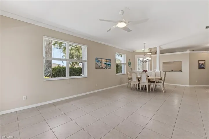 Living / Dining Room combination allowing ample space for both!