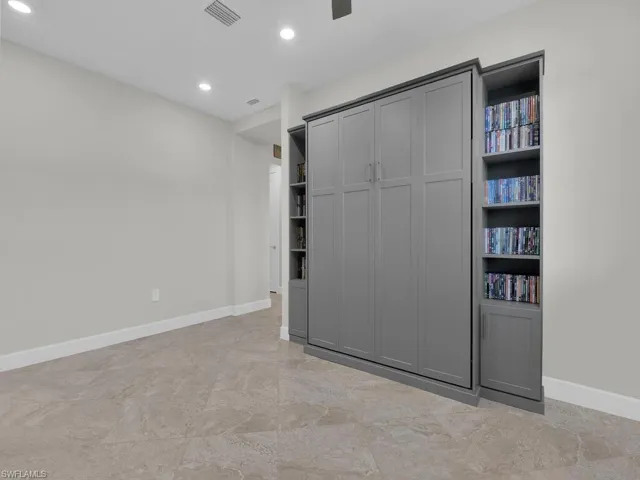 Another View of the Murphy Bed and Shelf Unit