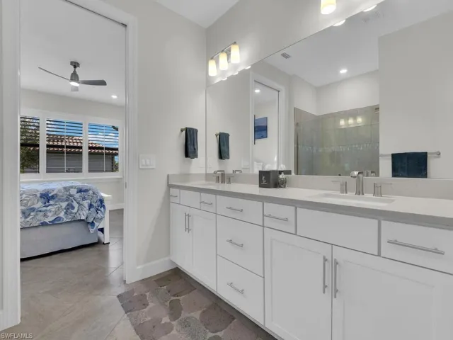 Primary Bath with Double Sinks