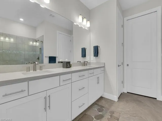Primary Bath with Double Sinks