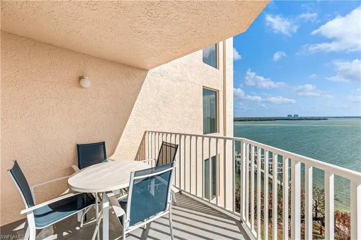 Balcony with a water view - VIRTUALLY ENHANCED