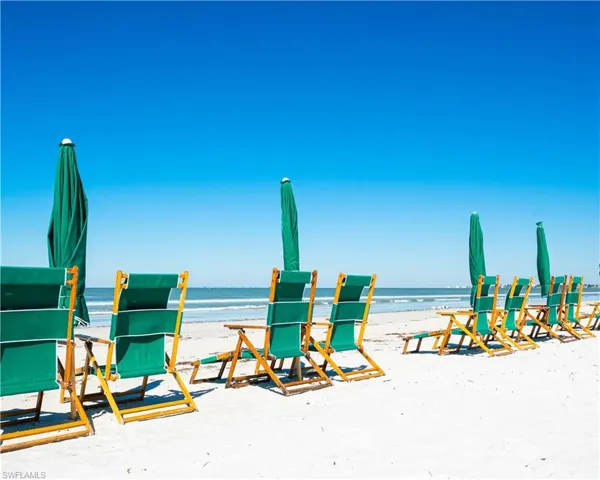 Property view of water featuring a beach view Virtually edited image