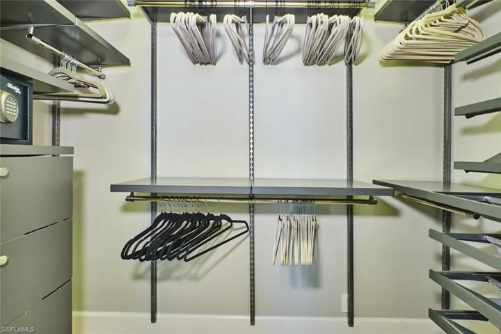 View of spacious closet