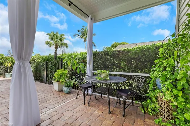 As you step out on to your outdoor lanai you can smell the various flowers blooming throughout the year.  The shrubbery has been strategically placed to ensure for privacy.