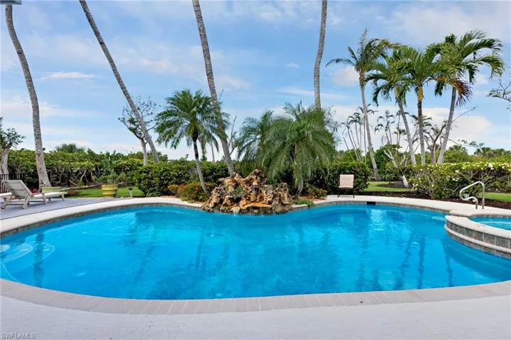 View of pool