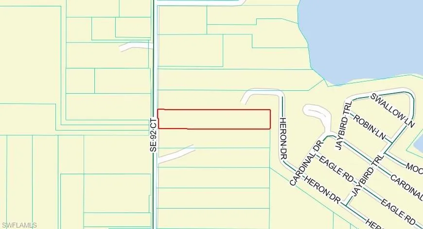Property Map. Illustrating the property boundaries and surrounding street configuration