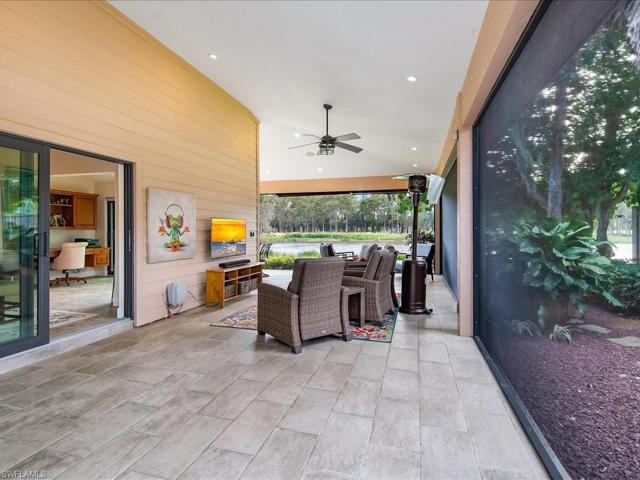 outdoor living area