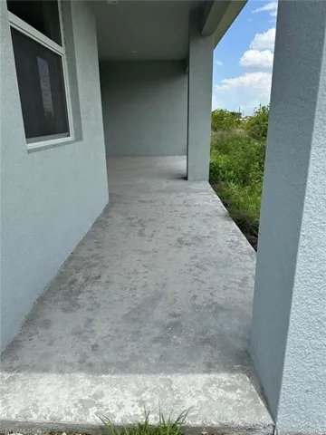 View of patio