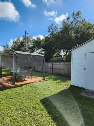 View of yard featuring a patio