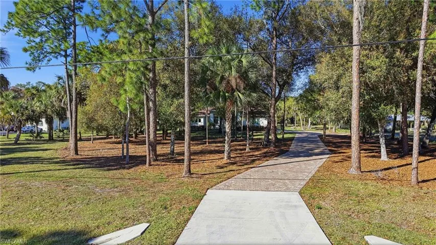Long paver driveway