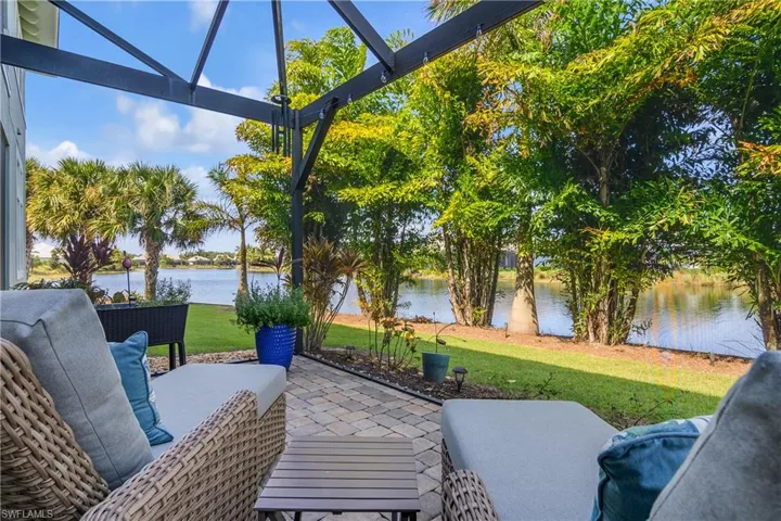 Views from the lanai / water views and an outdoor hangout area.