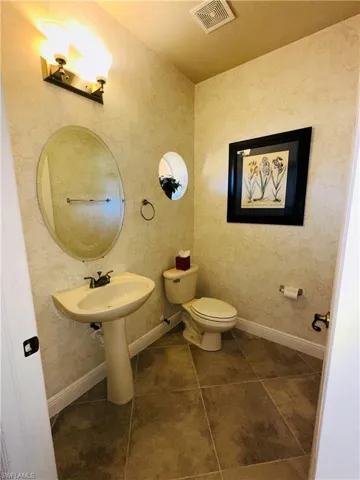 Downstairs half bath