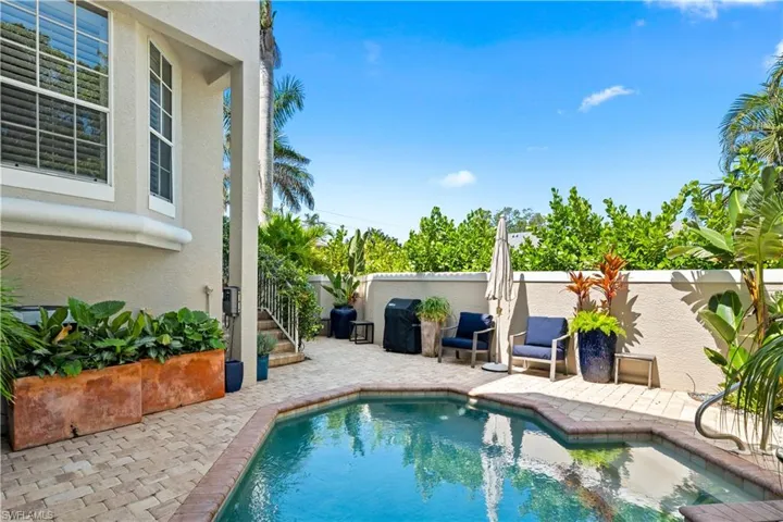 View of pool featuring a patio and a fenced backyard