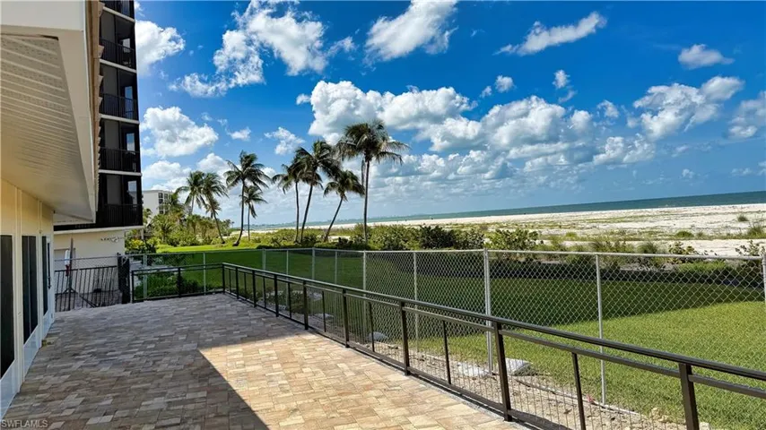 New Clubhouse beachfront patio area- under construction