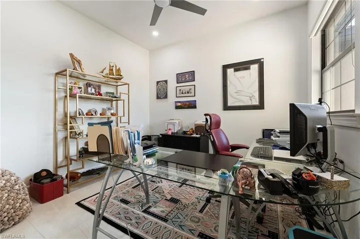 Guest bedroom, currently being used as a den