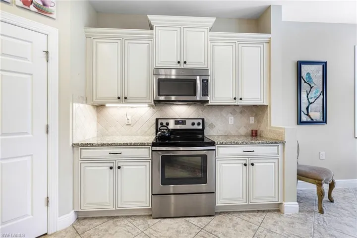 backsplash and under counter lighting.