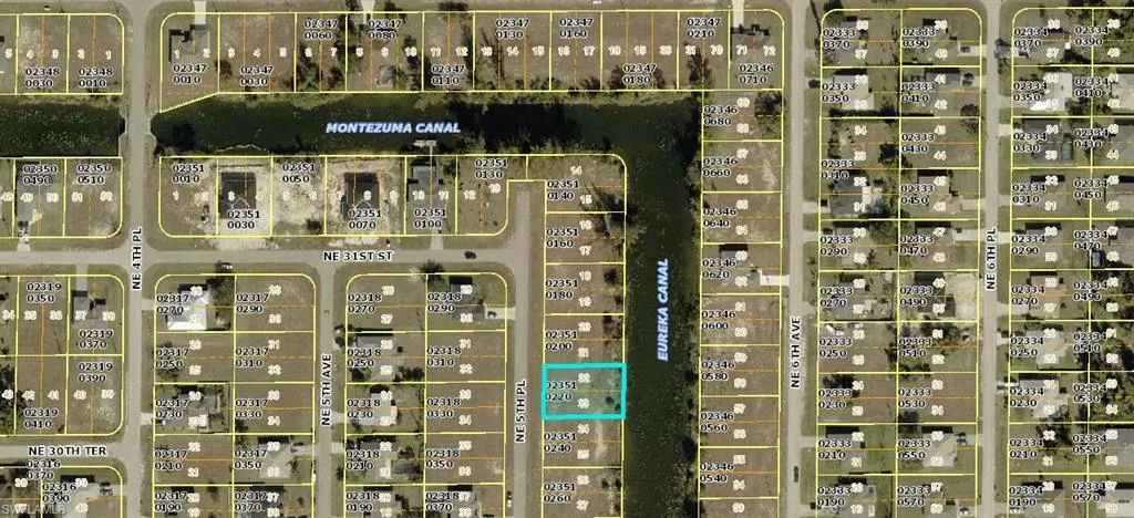 Aerial overview of property's location
