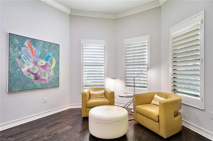 Large, could fit large table if dining room converts to Den