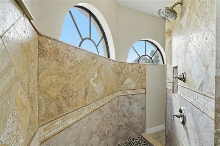 Primary Bathroom view of walk in shower