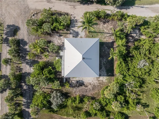 View from above of property