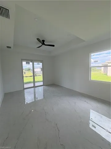 Living room vaulted ceiling