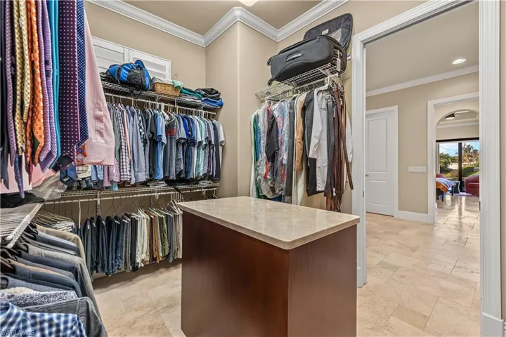 View of spacious closet