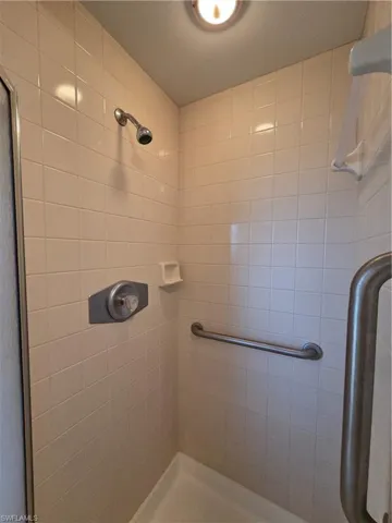 Walk-in Shower in the Primary bathroom