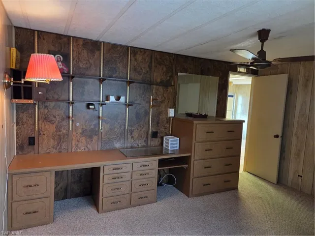 This bedroom was used as an office, but is a true Bedroom with closet.