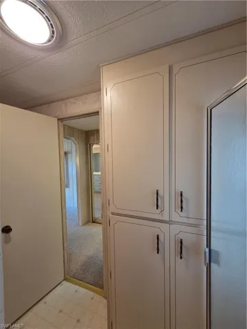 Primary Bathroom with linen closet.