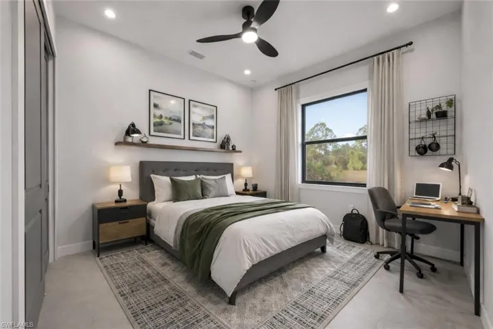 VIRTUALLY STAGED Bedroom