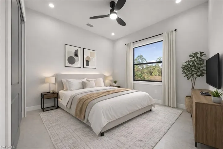VIRTUALLY STAGED Bedroom
