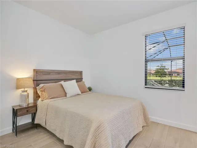 Bedroom featuring light wood finished floors
