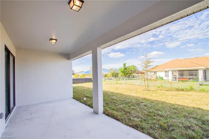 View of patio