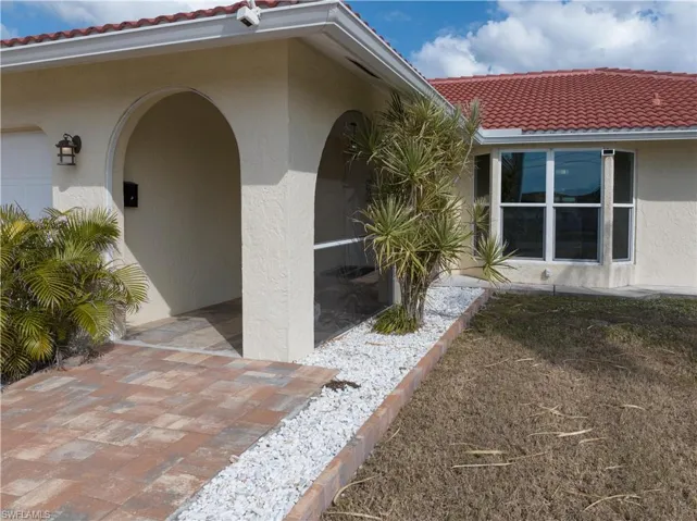 View of exterior entry