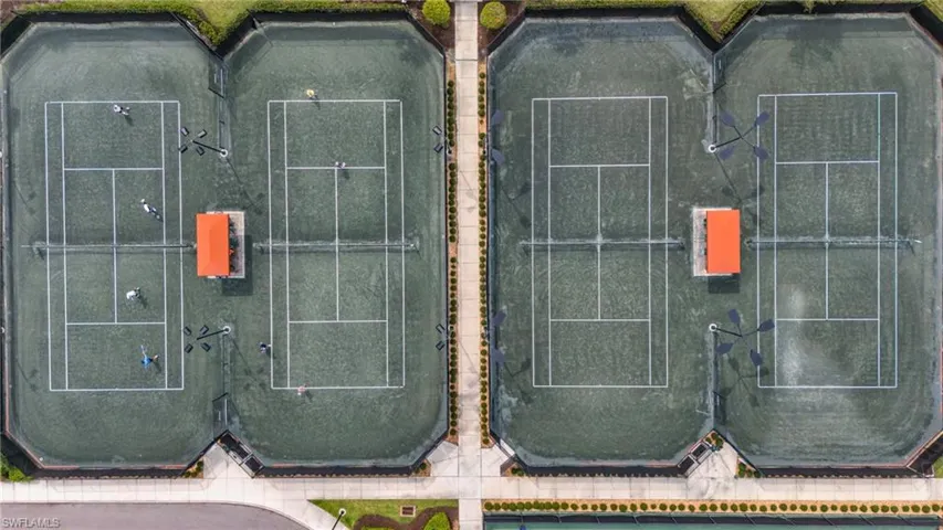Tennis Courts with lights