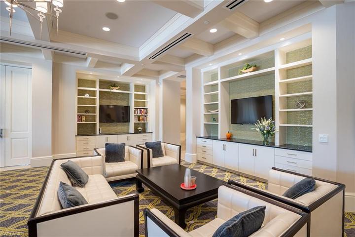 Clubhouse seating area