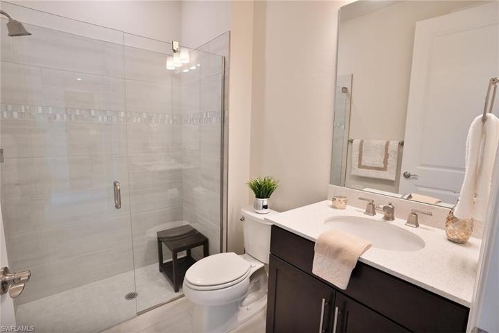 Hall bathroom with shower