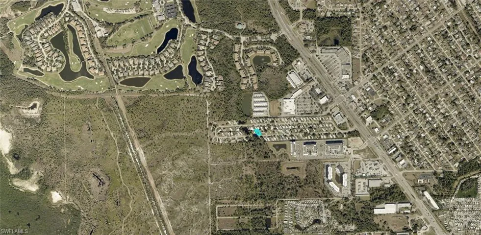 Aerial Map. Indicating the property's location within a broader geographical context
