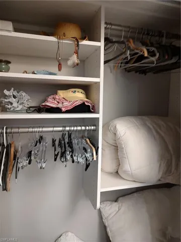 View of closet