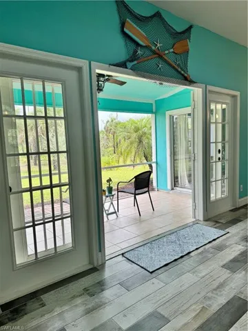 Beautiful French doors to nature and beyond!