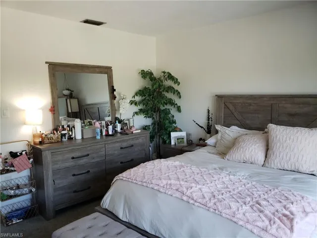 Ample room for large bed and dresser