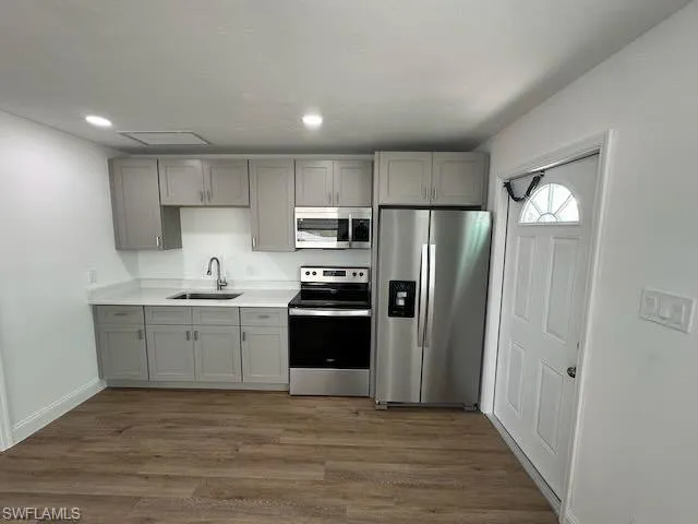 Kitchen and Living room
